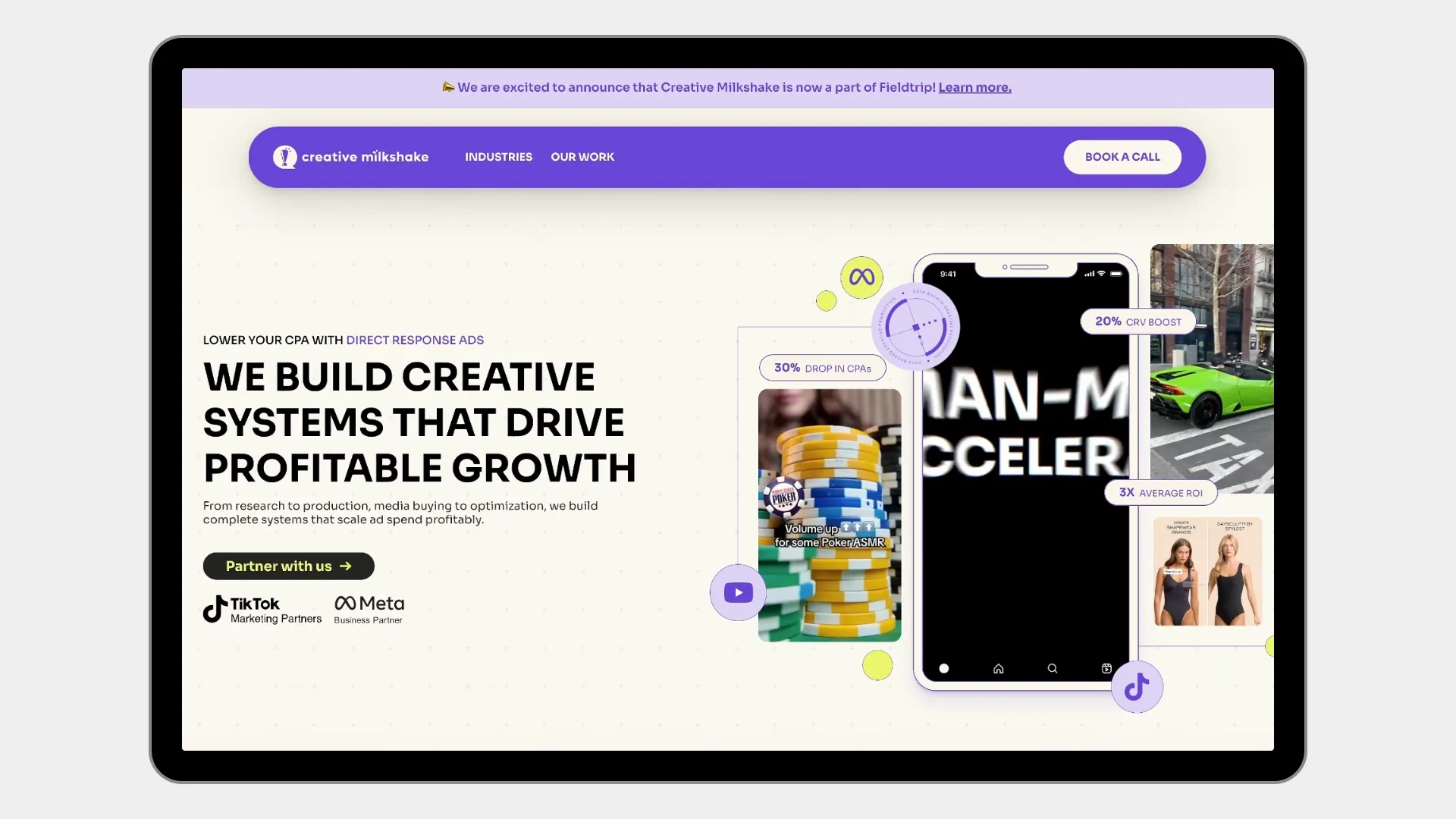 Creative Milkshake — performance creative studio