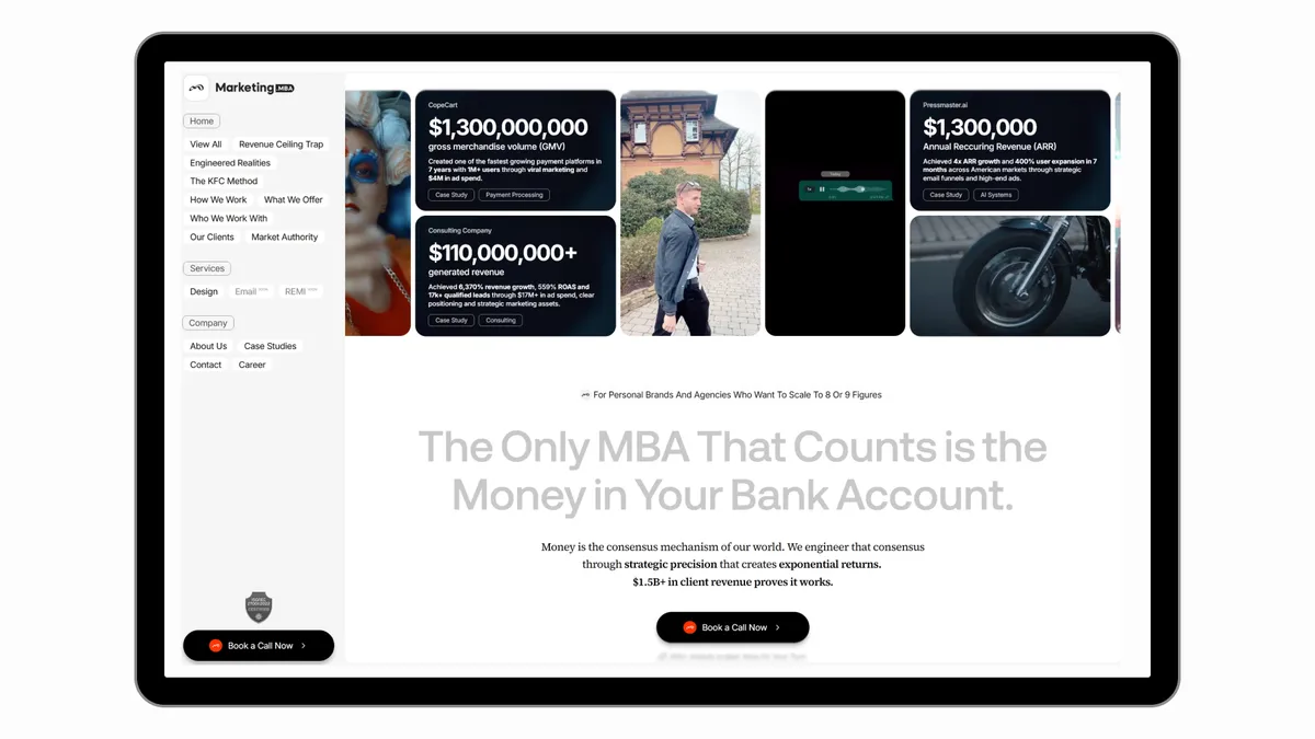 Marketing MBA — creator economy education platform