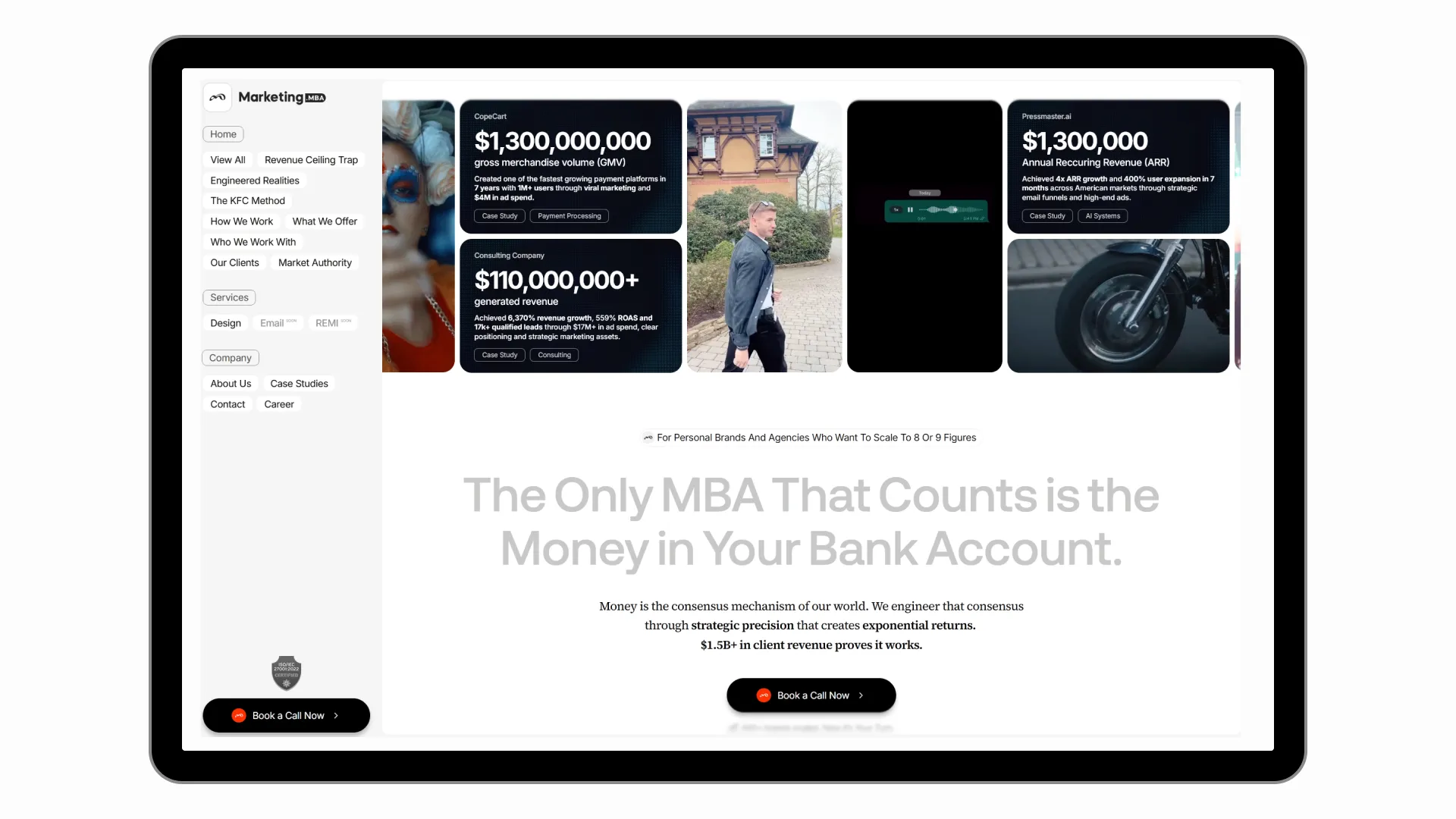 Marketing MBA — creator economy education platform